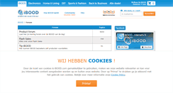 Desktop Screenshot of nl-nl.forum.ibood.com