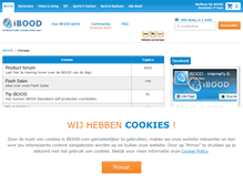Tablet Screenshot of nl-nl.forum.ibood.com