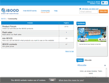 Tablet Screenshot of ie-en.forum.ibood.com